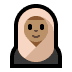 🧕🏽 woman with headscarf: medium skin tone display on Windows